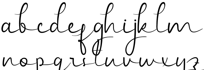 Stunning World Demo Font LOWERCASE