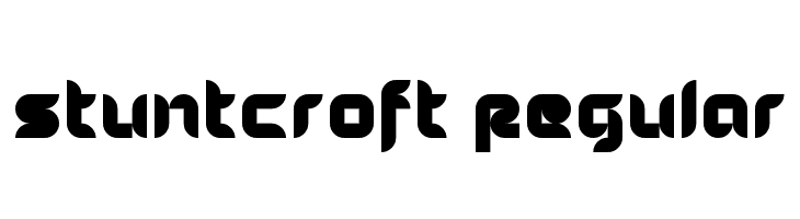 Stuntcroft Regular  フリーフォントのダウンロード