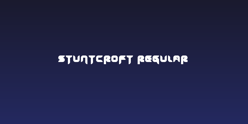Stuntcroft Regular Social Header