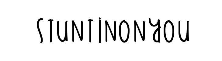 StuntinOnYou  baixar fontes gratis