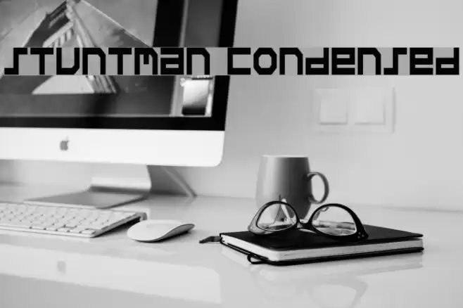 Stuntman Condensed フォント examples