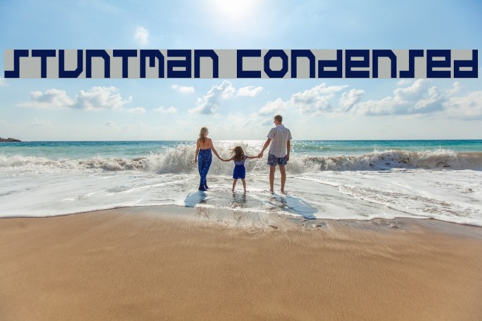 Stuntman Condensed フォント examples