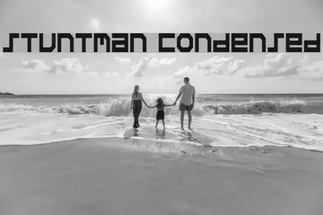 Stuntman Condensed フォント examples