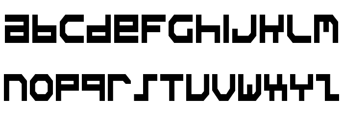 Stuntman Condensed フォント 小文字