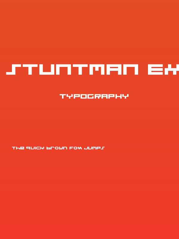 Stuntman Expanded Poster