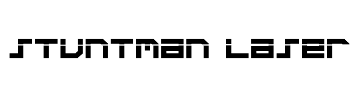 Stuntman Laser  Скачать бесплатные шрифты