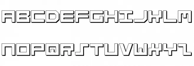 Stuntman Shadow Schriftart Groß