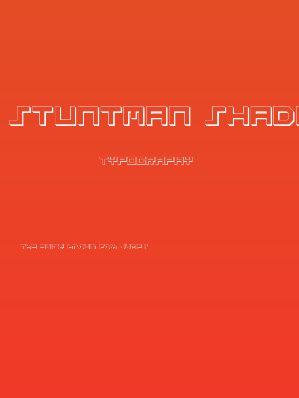 Stuntman Shadow Poster
