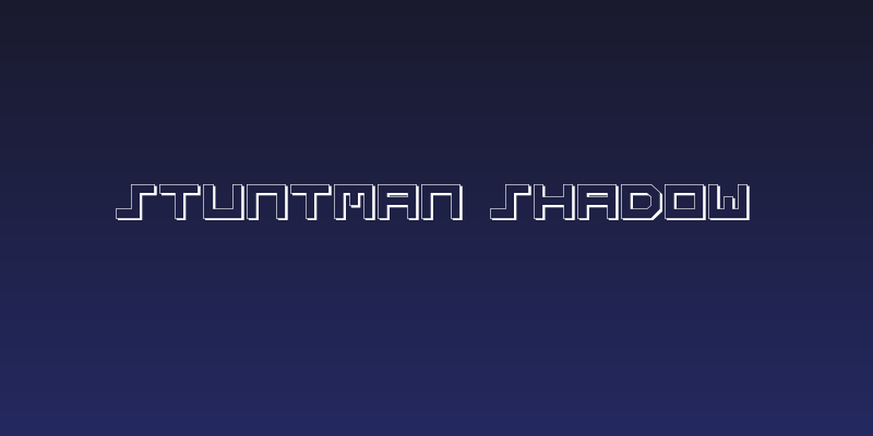 Stuntman Shadow Social Header
