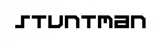 Stuntman  Frei Schriftart Herunterladen