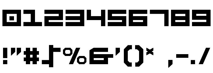 Stuntman Font OTHER CHARS