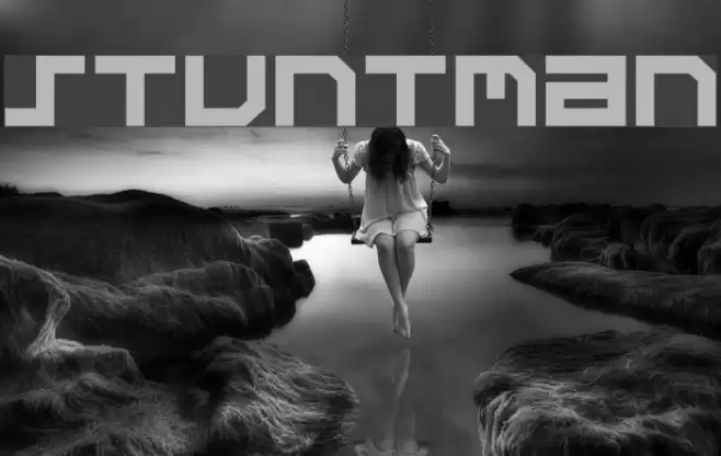 Stuntman Schriftart examples