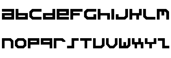 Stuntman Font LOWERCASE