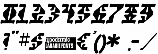 Stupefaction Polices AUTRES CHARS