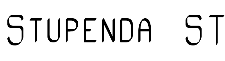 Stupenda ST  font caratteri gratis
