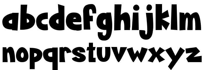 Stupendous Jack Font LOWERCASE