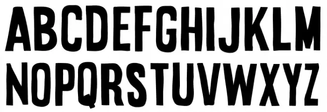 Stupid Meeting Font LOWERCASE
