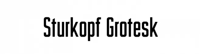 Sturkopf Grotesk  Frei Schriftart Herunterladen