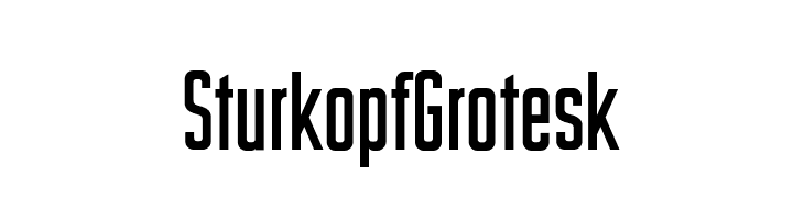 Sturkopf Grotesk  नि: शुल्क फ़ॉन्ट्स डाउनलोड