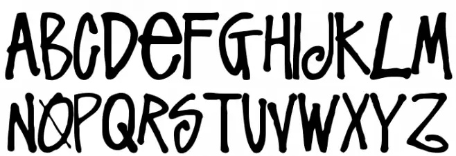 Stussy Script Regular Schriftart Kleinbuchstaben