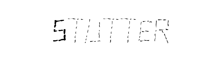 Stutter  font caratteri gratis