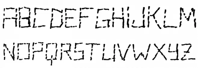 Stutter フォント 大文字