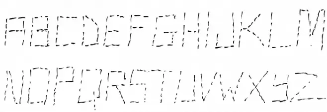 Stutter Font LOWERCASE