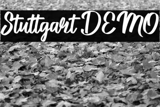 Stuttgart DEMO フォント examples