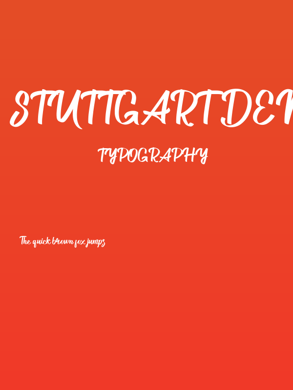 Stuttgart DEMO Poster