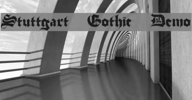 Stuttgart Gothic Demo Polices examples