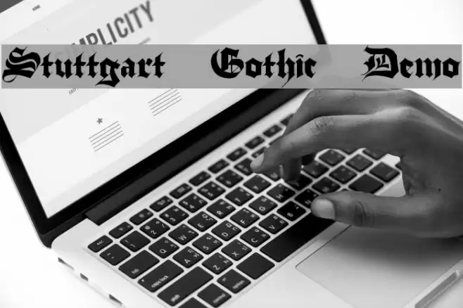 Stuttgart Gothic Demo Polices examples