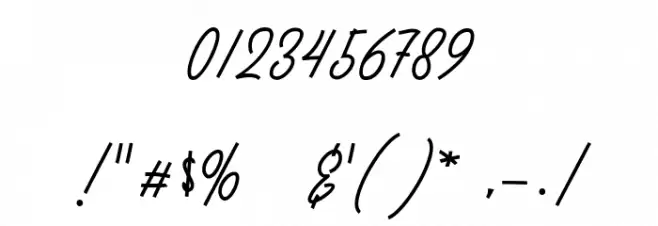 Stuttgart Font OTHER CHARS