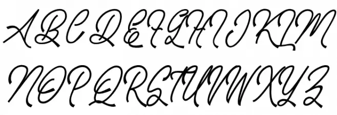 Stuttgart 字体 大写