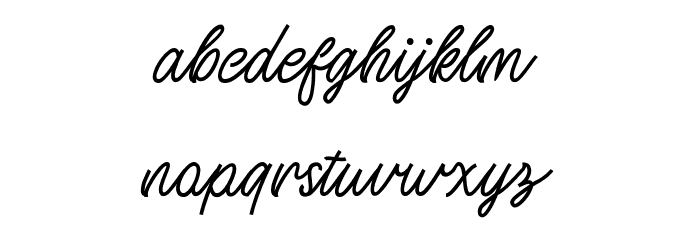 Stuttgart Font LOWERCASE
