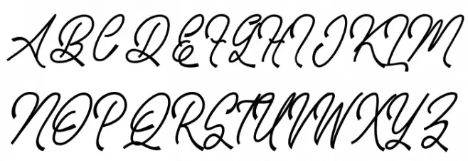 Stuttgart 字体 大写