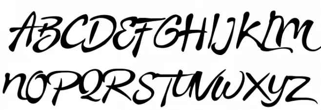 Stya Regular Шрифта ВЕРХНИЙ