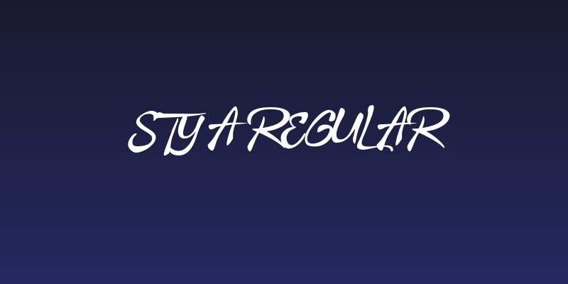 Stya Regular Social Header