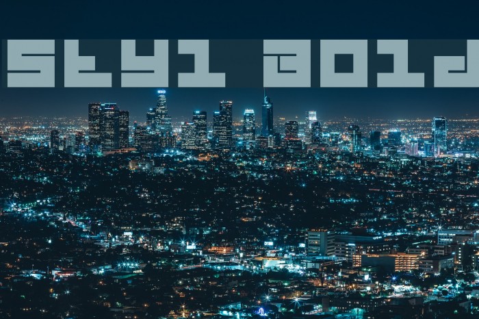 Styl Bold Font examples