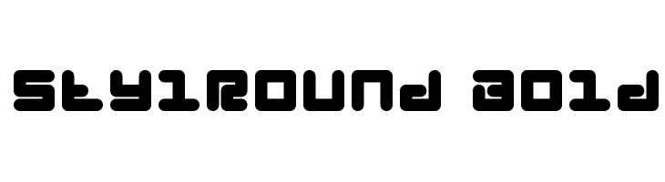 StylRound Bold  Frei Schriftart Herunterladen