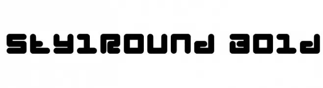 StylRound Bold  Скачать бесплатные шрифты