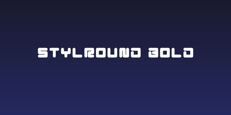 StylRound Bold Social Header