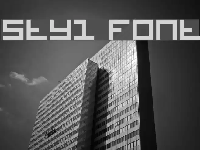 Styl Font examples