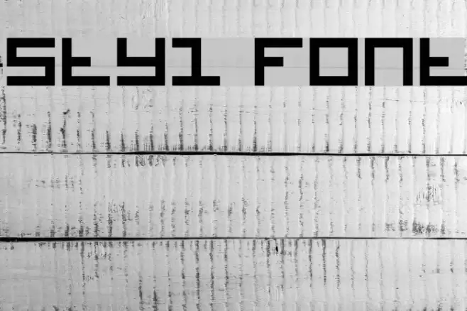 Styl Font examples
