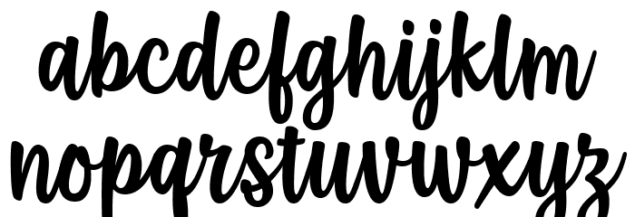 Styla Font LOWERCASE