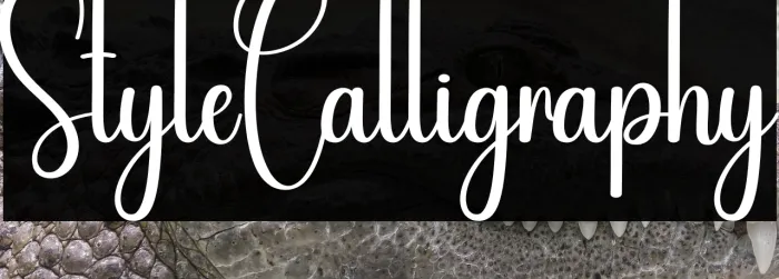 Style Calligraphy Example 1
