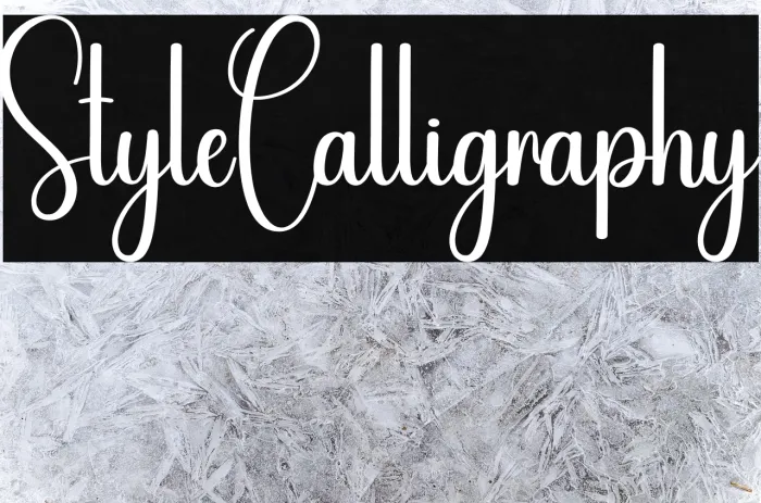 Style Calligraphy Example 2