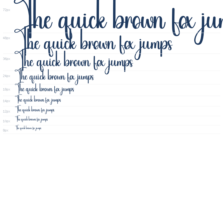 Style Calligraphy Waterfall