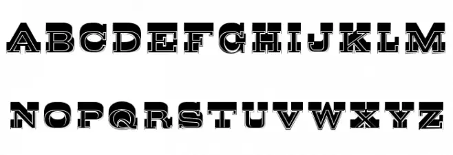Style Filled Regular 字体 大写