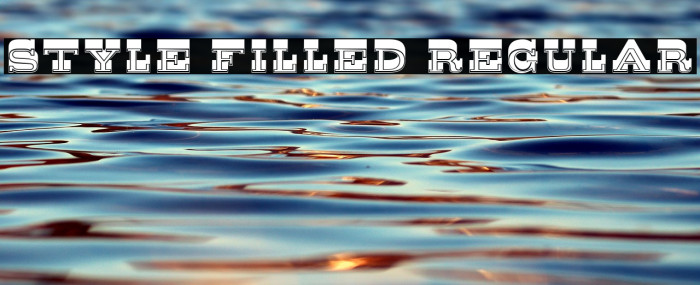 Style Filled Regular Example 2