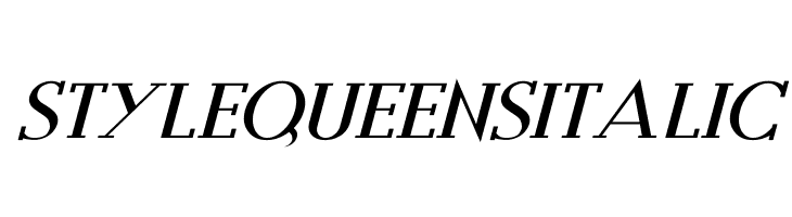 Style Queens Italic  免费字体下载